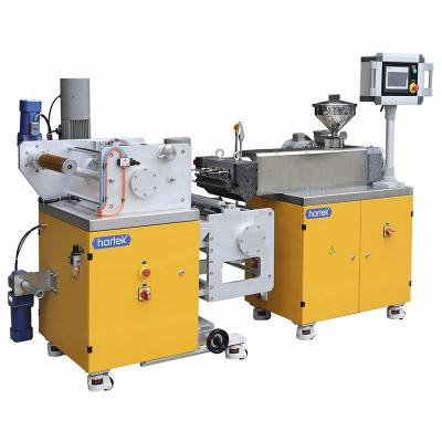 Lab cast film extrusion line