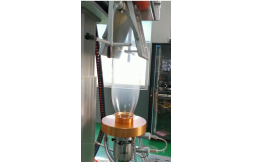 Die head of lab blown film extrusion line - Hartek